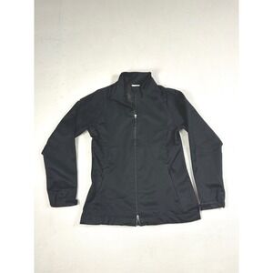 Nike Golf Storm-Fit 10 Jacket Womens Small Black Full Zip Windbreaker Sporty